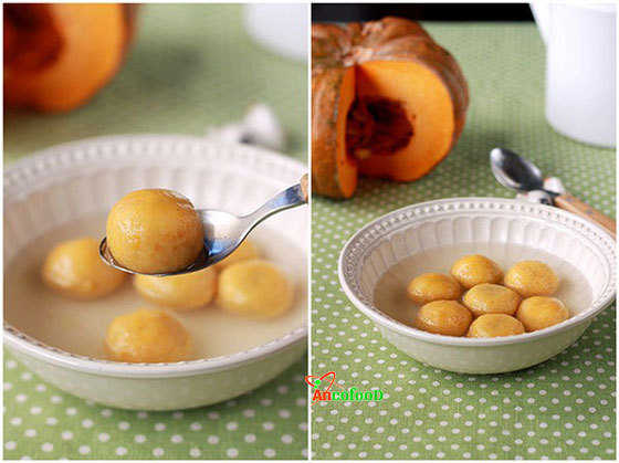Bánh trôi bột bí đỏ món ngon dễ làm lại vô cùng bổ dưỡng 
