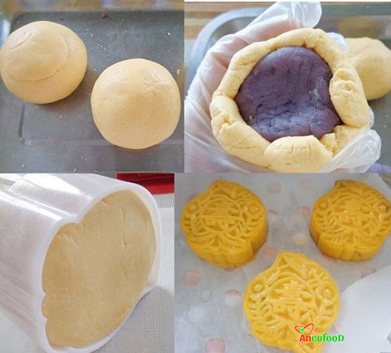 Trung thu lạ miệng với món bánh dẻo bột bí đỏ 