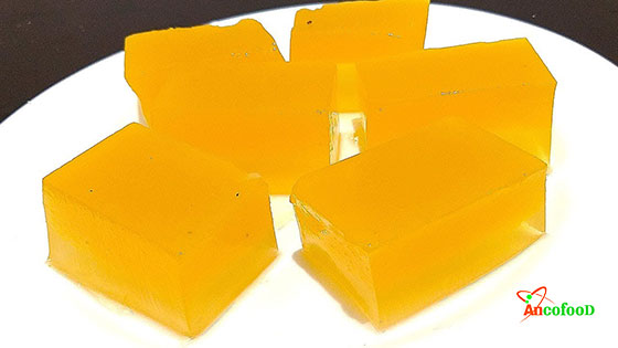 Mới lạ với món thạch rau câu bột bí đỏ thơm ngon