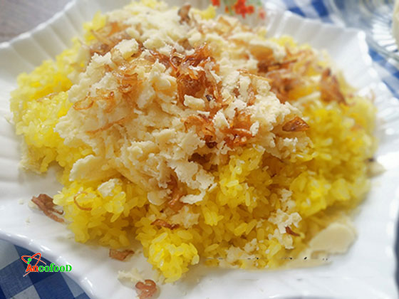 xôi bột dành dành