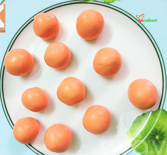 Ngon mê ly với món bánh trôi gấc cho ngày Tết 3/3