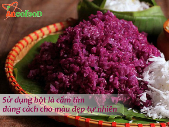 Cách sử dụng bột lá cẩm tím đúng cách cho màu đẹp tự nhiên 