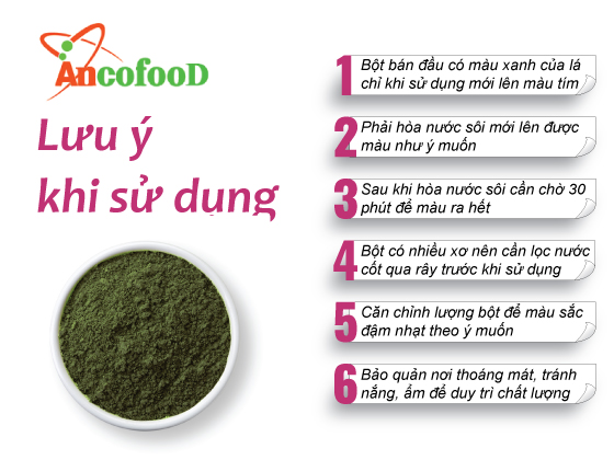 Cách sử dụng bột lá cẩm tím đúng cách cho màu đẹp tự nhiên 