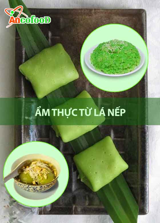 công dụng cây lá nếp lá dứa trong ẩm thực