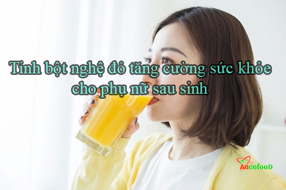 tinh bột nghệ đỏ
