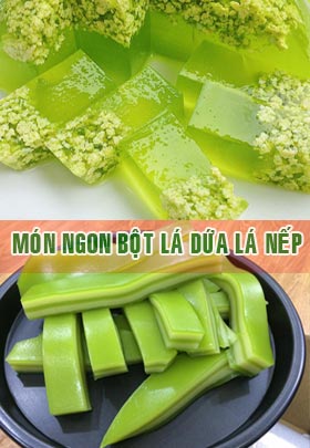 Món ngon bột lá nếp