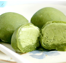 Siêu hấp dẫn với món bánh mochi trà xanh thơm mát